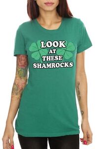 St. Patty's Day Look At These Shamrocks Girls T-Shirt