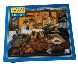 Charles Wysocki Mabel The Stowaway Puzzle 1000 PC Usato Completo Hasbro MB - Foto 1 di 2