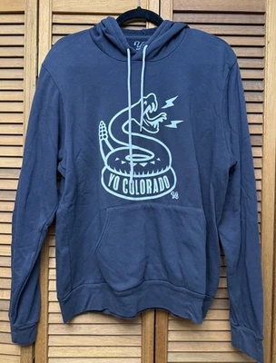 ¡NUEVO! Yo Colorado Sudadera Serpiente Sudadera con Capucha Pullover Para Hombre Talla Grande L Negra Foto 1 de 4