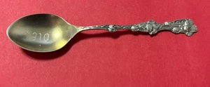 1910 Darling Gold Washed Bowl Floral Sterling Silver 6,6 g 4" Souvenir Löffel - Bild 1 von 9