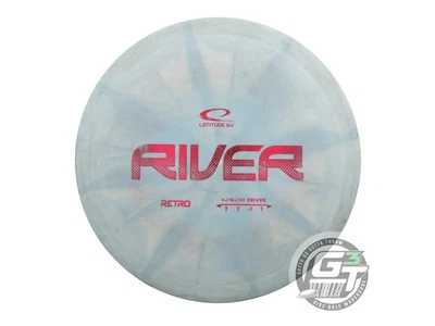 USED Latitude 64 Retro Burst River 173g Teal Red Foil Fairway Driver Golf Disc - Image 1 of 2