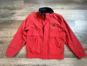 Vintage Men’s M Winchester Ammunition Windbreaker Red Jacket Outdoor Coat - Picture 1 of 10