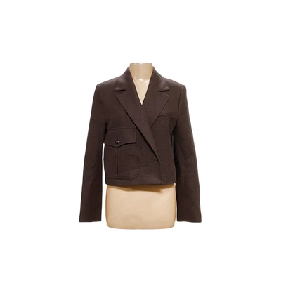 Cárdigan de algodón marrón ZARA - Talla L Foto 1 de 4