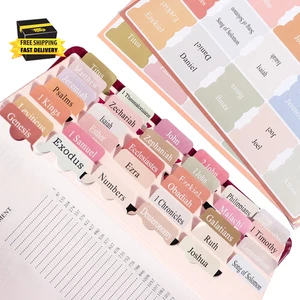 Bibeltabs für Bibel Buchmarker - Pastellpapier Index Tabs für Männerbibelstud - Bild 1 von 7