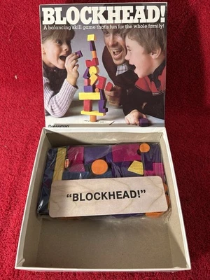 1982 Pressman Blockhead! Game No. 4470 parts unplayed with - Image 1 of 3