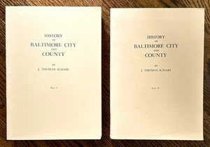 History of Baltimore City and County, by J. Thomas Scharf - Imagen 1 de 1