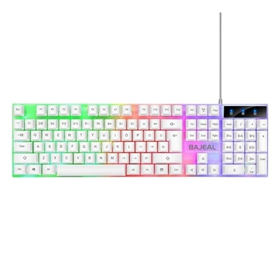 Multimedia Controls USB Keyboard with Floating Keys and Vibrant Lights - Image 1 of 4