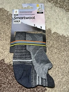 NUEVO CON ETIQUETAS Smartwool Gris Caminata Luz Cojín Tobillo Bajo Calcetines Lg 9-11.5 - Imagen 1 de 2