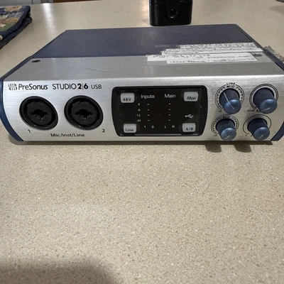 PreSonus Studio 2/6 USB Audio Interface 2 Mic Pres - 4 Line Outs Studio 26 - Image 1 of 4