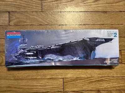 Revell Carrier U.S.S. Kitty Hawk Kit # 85-3007 Factory Sealed Dented Box 1:800 - Image 1 of 4
