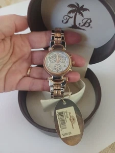 Tommy Bahama TB4059 Uhr 2 TONE Band NEW OLD STOCK mit Box  - Bild 1 von 10