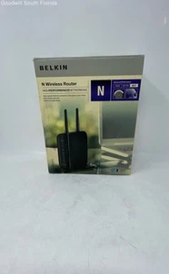 Belkin F5D8236-4 v2 Black High Performance Electronic N Wireless Router - Picture 1 of 8