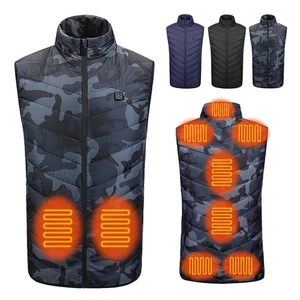 1x Beheizt Weste Beheizbare USB Herren Heizweste Wärmeweste 9-Zonen - Bild 1 von 16