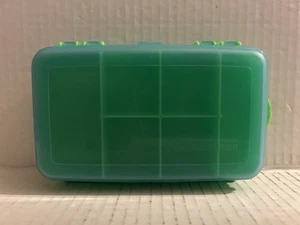 Woodstream 6"x3.75"x1.75" Green Double Sided Fishing Tackle for Bait Lures - Picture 1 of 15