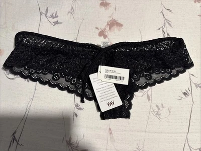 Pantalones cortos negros Wicked Weasel Spirit Lace 528 para mujer - Sexy Foto 1 de 4