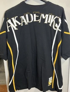 Y2K Akademiks Shirt Streetwear Jersey Hip Hop Style Riders In The Storm Mens 3XL - Picture 1 of 8
