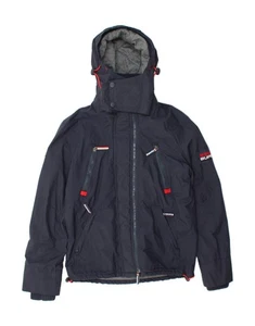 SUPERDRY Mens The Windyachter Windbreaker Jacket UK 38 Medium Navy Blue NA01 - Picture 1 of 4