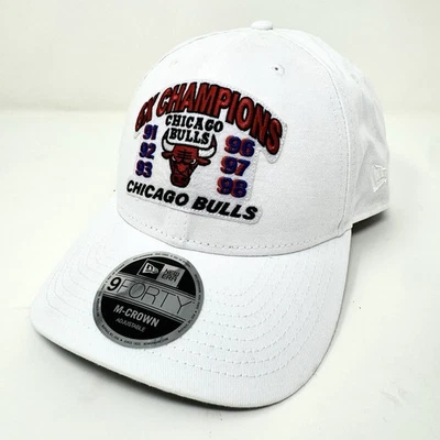 Gorra ajustable New Era 9FORTY Chicago Bulls 6x Champions M-Crown OSFM - NUEVA Foto 1 de 4