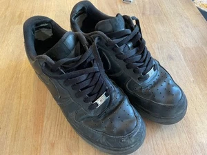 Nike Air Force 1 Gr. 42,5 schwarz gebraucht - Bild 1 von 6
