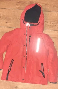 Rote wasserdichte Winterjacke Next mit Fleecefutter warm Kapuze für Jungen Alter 6 Jahre - Bild 1 von 1