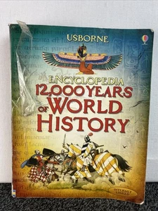 Usborne Encyclopedia - 12,000 Years of World History Internet Linked - Picture 1 of 10