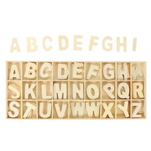 Lettera Legno Chips Bambino Bambino Bambini Kit Artigianale Educazione Precoce Giocattoli - Foto 1 di 12