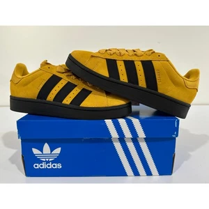 Adidas Herren Campus 00S Wildleder Schuhe Preloved gelb/schwarz Größe 8 neu im Karton # - Bild 1 von 12