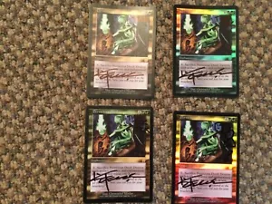 MTG FOIL Pernicious Deed Apocalypse Magic the Gathering set modificato firmato 4x - Foto 1 di 11