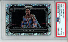 2023 Prizm WWE Rocky Maivia Under Card Variation PSA 10