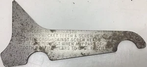 Military Gage Tool 11631464 For M107 M110 M578 Armored Tank - Picture 1 of 4