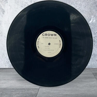Ike Turner – Rocks The Blues 1963 Crown Record Mono Rock Soul Vinyl LP NO SLEEVE - Image 1 of 4