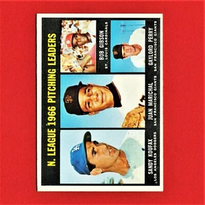 Koufax Marichal Gibson Perry - NL Pitching - 1967 - Topps - #236 - (EX+) - A5 - Picture 1 of 2