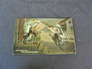 Postal sin publicar Paul Revere's Ride, State House, Boston, Massachusetts - década de 1900. - Imagen 1 de 2