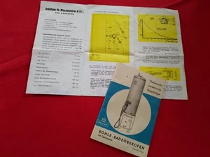 Gebrauchsanweisung Kohlebadeofen KB 100-6 Wittigsthal DDR + Geschenk - Bild 1 von 1