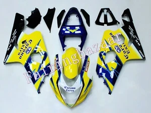 Fit for 2004 2005 GSXR600/750 Blue Yellow Black Corona ABS Injection Fairing Kit - Picture 1 of 6