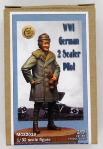 Model Cellar WWI German 2 Seater Pilot 1:32 MC32013 Kit Resin Wingnuts - Picture 1 of 2
