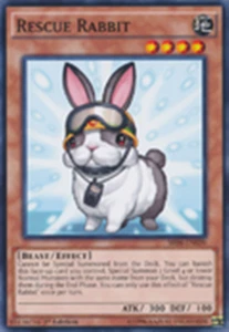 Rescue Rabbit  SR04-EN020 YuGiOh Unlimited  * Dinosmasher's Fury - Picture 1 of 1