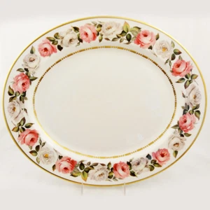 ROYAL WORCESTER ROYAL GARDEN Platter 15.5" long NEW NEVER USED made in England - Picture 1 of 2