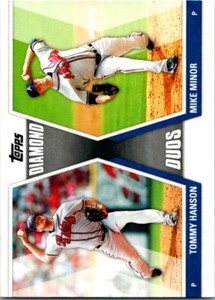 2011 Topps Diamond Duos Baseball #DD-HM Tommy Hanson Mike Minor