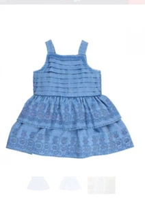 bebe by minihaha leah chambray dress - indigo - Picture 1 of 10