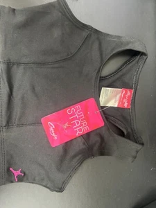 Capezio Girls Future Star Racerback Bra Top, Black,M - Picture 1 of 3