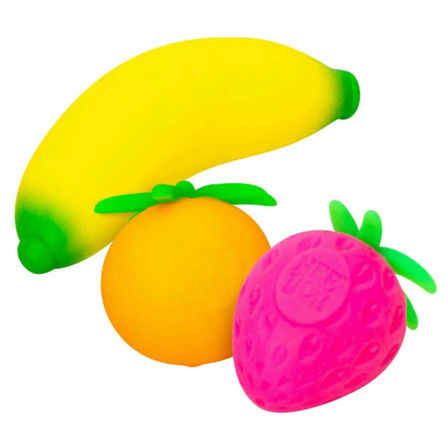 Schylling Groovy Fruit Nee-Doh - Multicolor