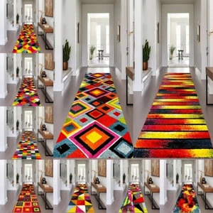 Non Slip Hallway Runner Rug Traditional Hall Bedroom Carpet Small Large Door Mat - Picture 1 of 13