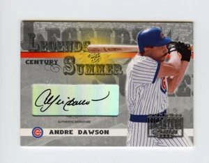 Andre Dawson 2003 Donruss Signature Legends Of The Summer 085/100 Century Autogramm - Bild 1 von 2