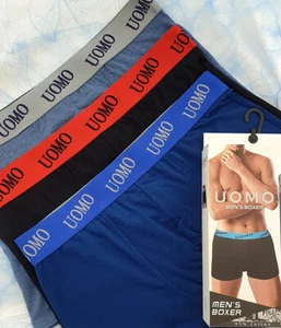 BOXER UOMO CLASSICO DA UOMO COTONE CONFEZIONE DA 3 NUOVISSIMA TAGLIA XL - Foto 1 di 3