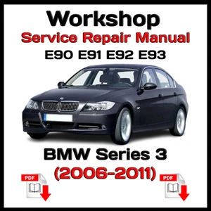 BMW 3 Series (2006-2011) Workshop Service Repair Manual Instant Download Book - Picture 1 of 7