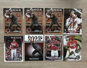 LOTE DE TARJETAS RC NOELVI MARTE ROOKIE (8) CINCINNATI REDS Rookie Topps Chrome Bowman - Imagen 1 de 4