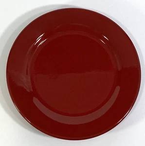 Plato de ensalada rojo manzana caramelo Noble Excellence 8 3/8" hecho en Alemania - Imagen 1 de 8