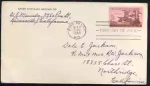 US. 1077. 3c. Wild Turkey, Wildlife Conservation Issue. FDC. 1956 -1 - Picture 1 of 1
