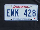 VINTAGE LICENSE PLATE - LOUISIANA -  MINT UNUSED CONDITION  WITH ORIGINAL MAILER